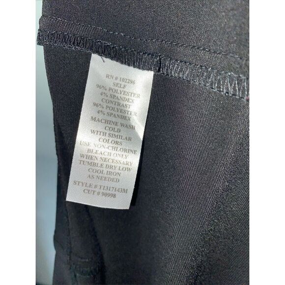 Connected Apparel Womens Faux-Jacket Dress Red And Black Size 6 - Picture 9 of 9